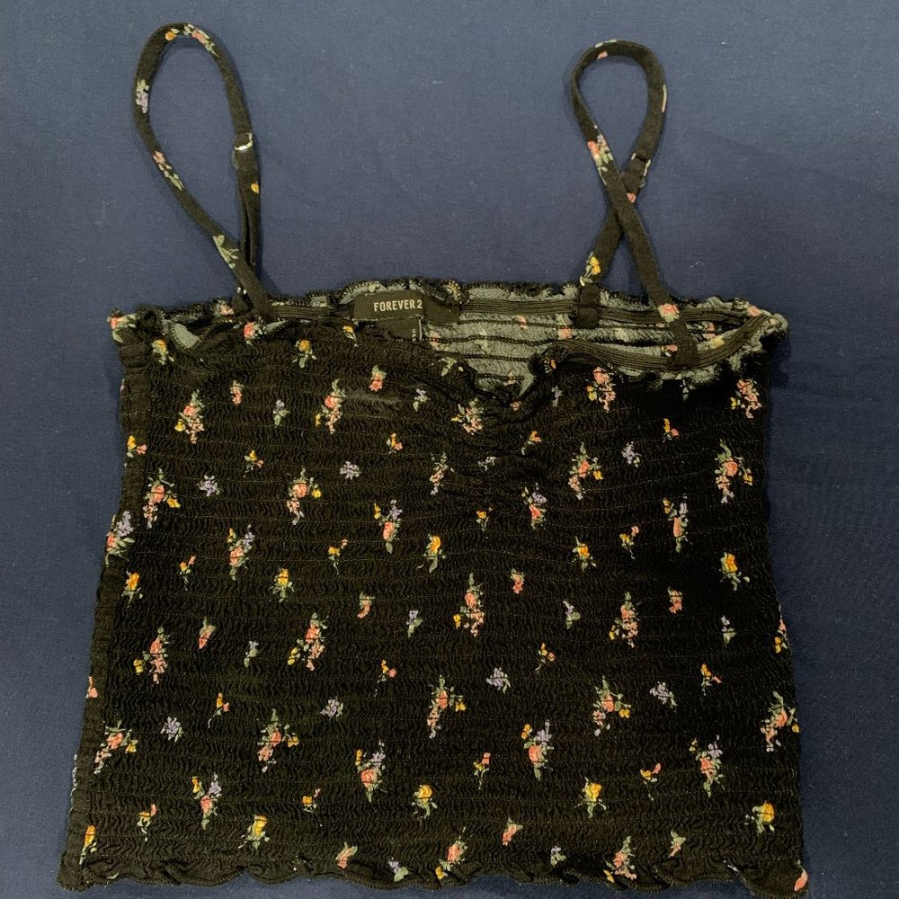 Forever 21 Flower Spaghetti Strap